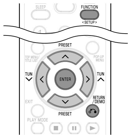 SHARP XL-BD601PH - Function control operation procedure - 1