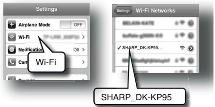 SHARP DK-KP95PH - Une connexion directe sans fil - 1