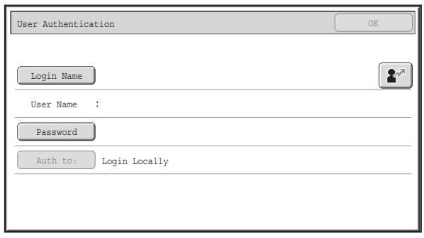 SHARP MX-2614N - AUTHENTICATION BY Login NAME / PASSWORD - 1