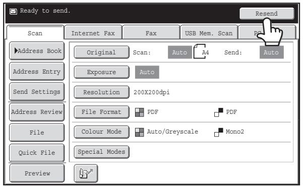 SHARP MX-2614N - USING THE RESEND FUNCTION - 1