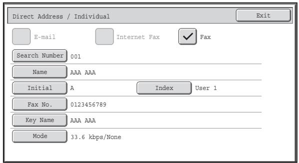 SHARP MX-2614N - Storing a destination from a global address book in the machine's address book - 1