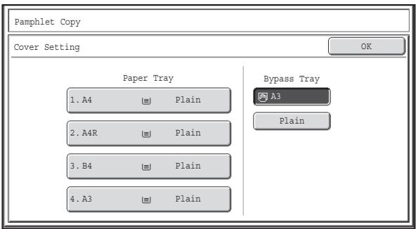 SHARP MX-2614N - Select cover settings. - 1