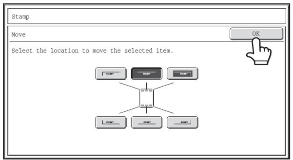 SHARP MX-2614N - Touch the key of the desired destination position. - 2