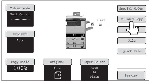 SHARP MX-2614N - Place the originals face up in the document feeder tray with the edges aligned evenly. - 1