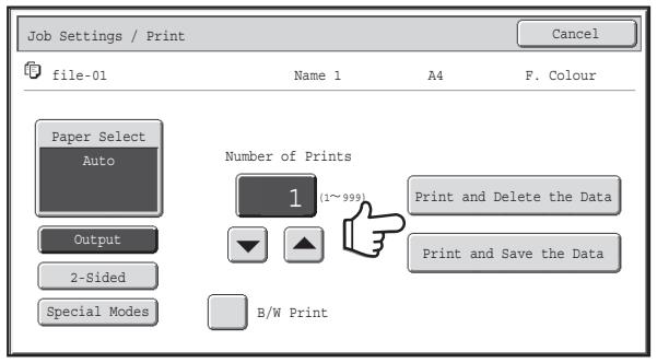 SHARP MX-2614N - PRINTING A STORED FILE - 2