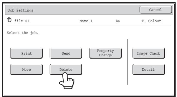 SHARP MX-2614N - DELETING A STORED FILE - 1