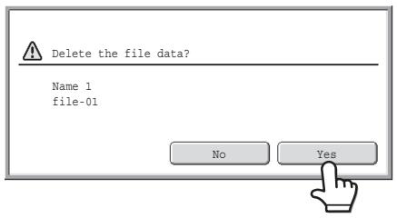 SHARP MX-2614N - DELETING A STORED FILE - 2