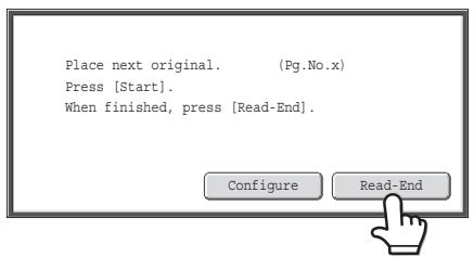 SHARP MX-2614N - If the original was placed on the document glass, replace it with the next original and press the [BLACK & WHITE START] key. - 1