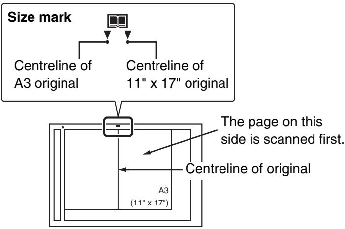 SHARP MX-2614N - Place the original face down on the document glass. - 1