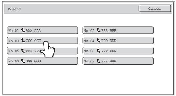 SHARP MX-2614N - USING THE RESEND FUNCTION - 2