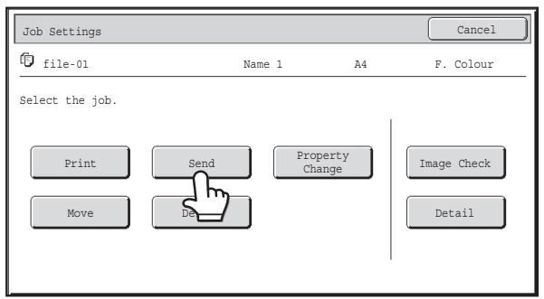 SHARP MX-2614N - SENDING A STORED FILE - 1