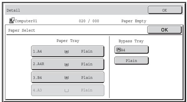 SHARP MX-2614N - CHANGING TO ANOTHER PAPER SIZE AND PRINTING WHEN PAPER RUNS OUT - 4
