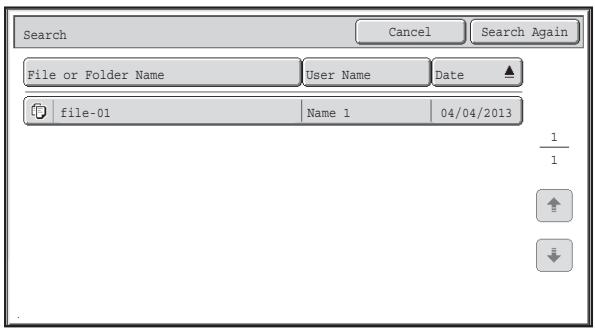 SHARP MX-2614N - Touch the [Start Search] key. - 1