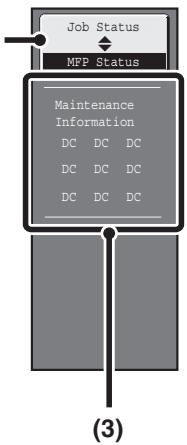 SHARP MX-2614N - STATUS DISPLAY - 2