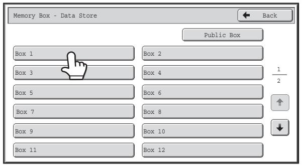 SHARP MX-2614N - SCANNING A DOCUMENT INTO A MEMORY BOX FOR F-CODE POLLING TRANSMISSION - 2