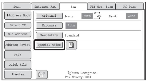 SHARP MX-2614N - Special mode settings - 1