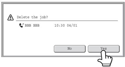 SHARP MX-2614N - CANCELLING A FAX IN PROGRESS OR A RESERVED FAX - 3