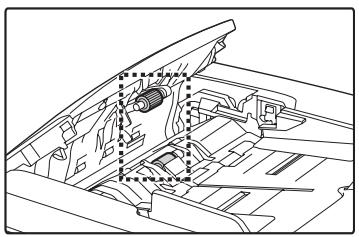SHARP MX-2614N - CLEANING THE ORIGINAL FEED ROLLER - 1