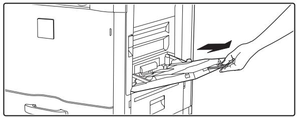 SHARP MX-2614N - LOADING PAPER IN THE BYPASS TRAY - 2
