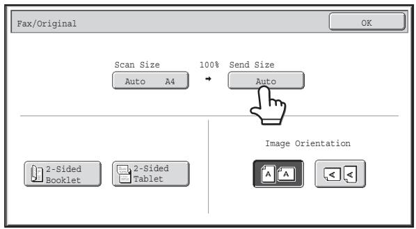 SHARP MX-2614N - Touch the [Original] key. IMAGE SETTINGS (page 4-46) - 1