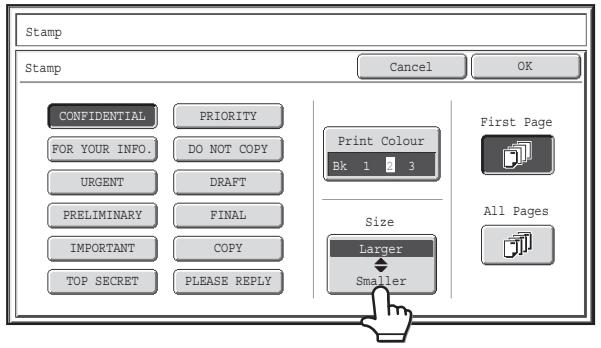 SHARP MX-2614N - Touch the [Print Colour] key and set the colour and density. - 5