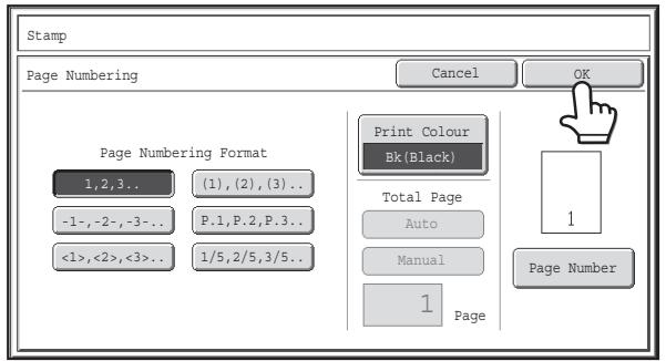 SHARP MX-2614N - Touch the [OK] key. - 1