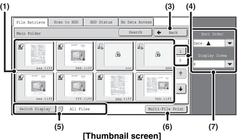 SHARP MX-2614N - FILE SELECTION SCREEN - 2