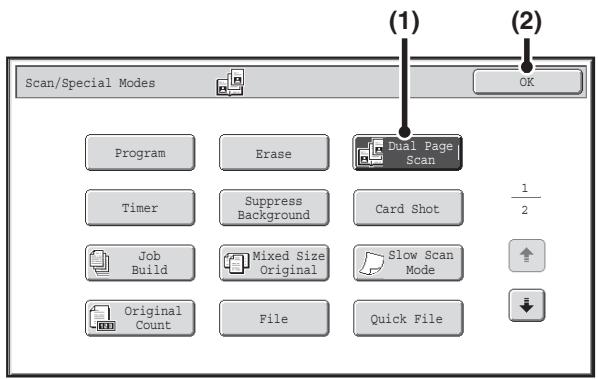 SHARP MX-2614N - Select the special modes. - 1