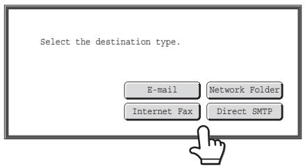 SHARP MX-2614N - Display the address input screen. - 1