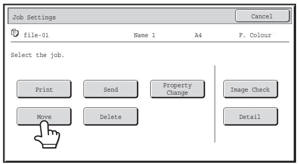 SHARP MX-2614N - MOVING A STORED FILE - 1
