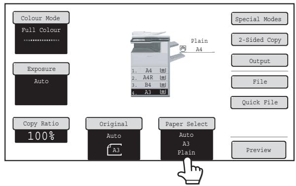 SHARP MX-2614N - Place the original on the document glass. - 2