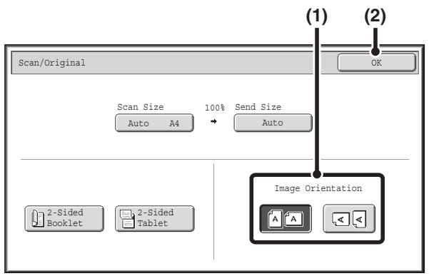 SHARP MX-2614N - Switch to scan mode and display the image settings screen. - 2