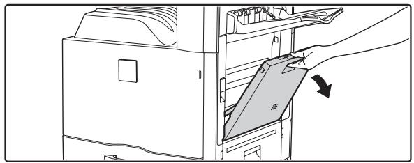 SHARP MX-2614N - LOADING PAPER IN THE BYPASS TRAY - 1
