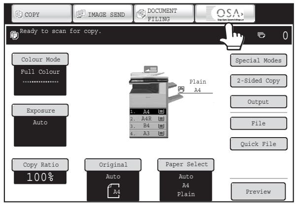 SHARP MX-2614N - Selecting a standard application - 1