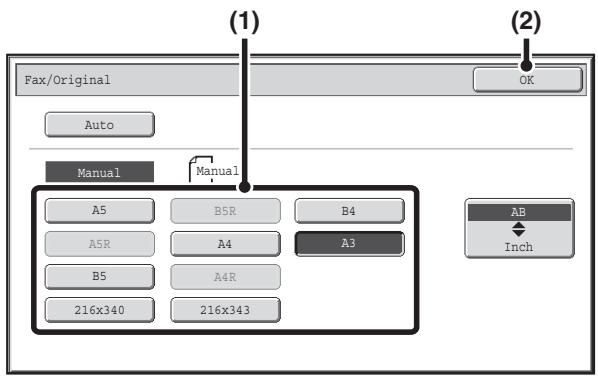 SHARP MX-2614N - Touch the [Original] key. IMAGE SETTINGS (page 4-46) - 2