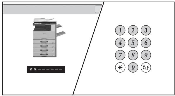 SHARP MX-2614N - AUTHENTICATION BY USER NUMBER - 2