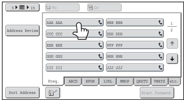 SHARP MX-2614N - Select the received image - 1