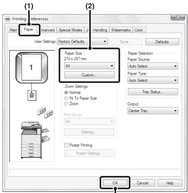 SHARP MX-2614N - Open the printer driver properties window. - 2