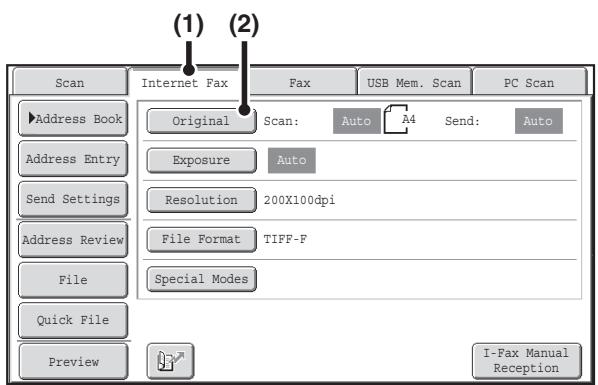 SHARP MX-2614N - Specify the destination. - 2