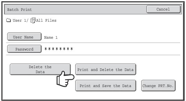 SHARP MX-2614N - To set the number of copies, touch the [Change PRT.No.] key. - 2