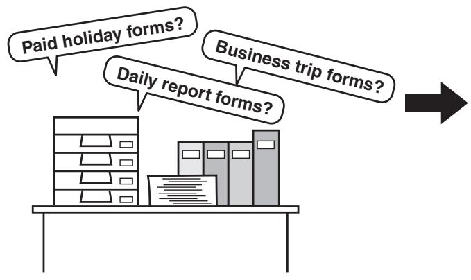 SHARP MX-2614N - Convenient for managing frequently used documents - 1