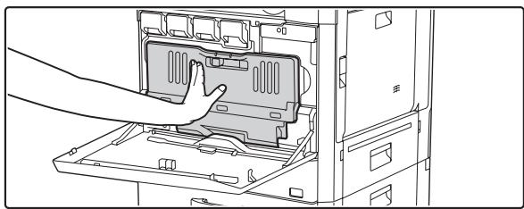 SHARP MX-2614N - Mount the waste toner box. - 1