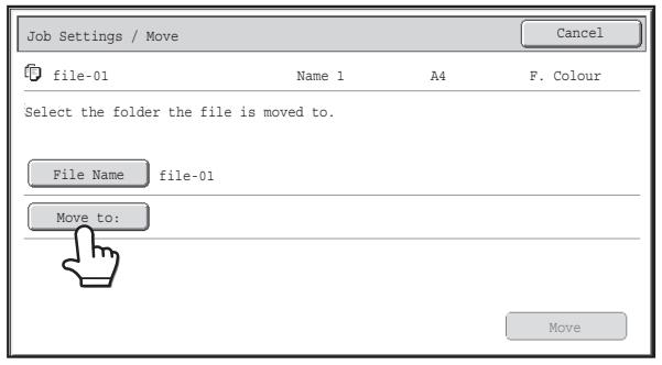 SHARP MX-2614N - MOVING A STORED FILE - 2