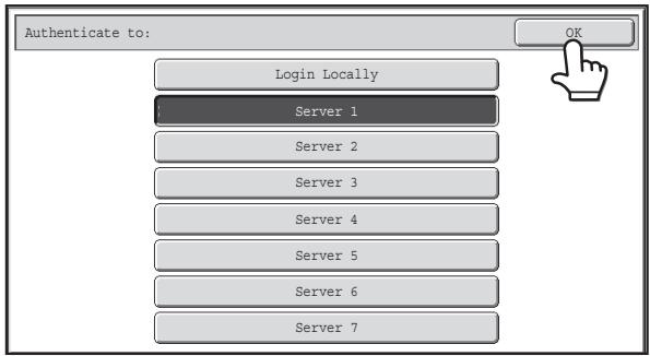 SHARP MX-2614N - Touch the [Password] key. - 3