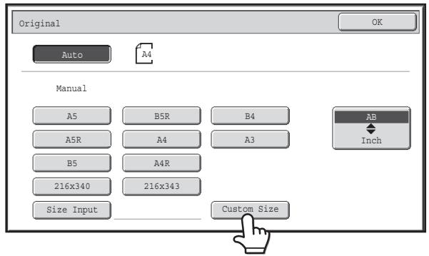 SHARP MX-2614N - Storing original sizes (editing/clearing) - 1