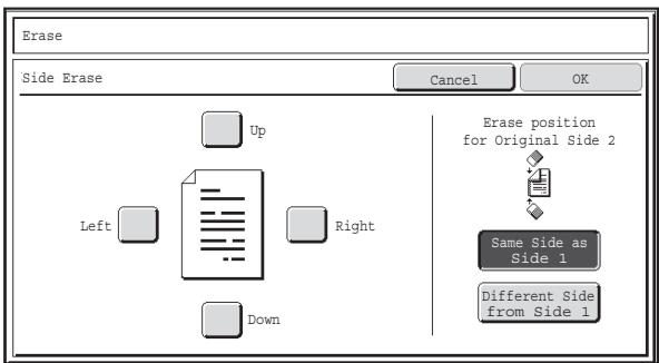 SHARP MX-2614N - Touch the desired erase mode. - 1