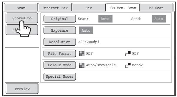 SHARP MX-2614N - SPECIFY THE FOLDER IN WHICH THE FILE WILL BE STORED - 2
