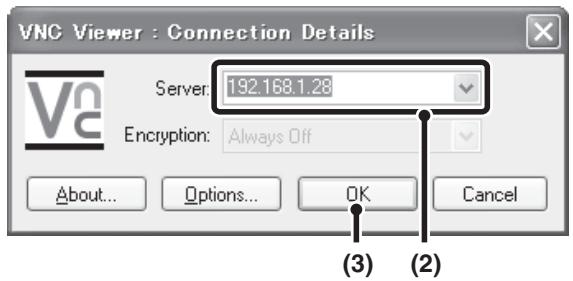 SHARP MX-2614N - Example: RealVNC - 1