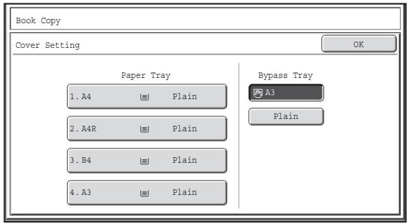SHARP MX-2614N - Select cover settings. - 1