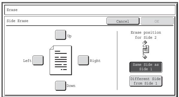 SHARP MX-2614N - Touch the desired erase mode. - 1